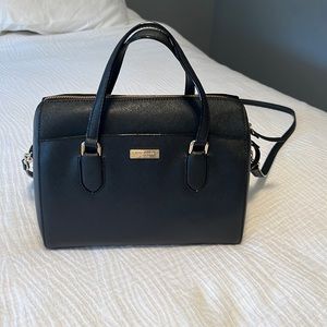 Kate spade black two handle Crossbody bag.